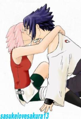 sasuke and sakura kissing