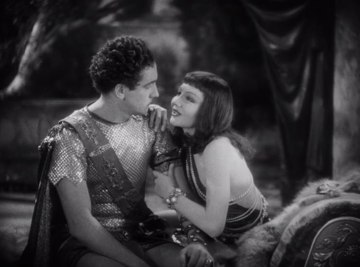 Fredric March and Claudette Colbert