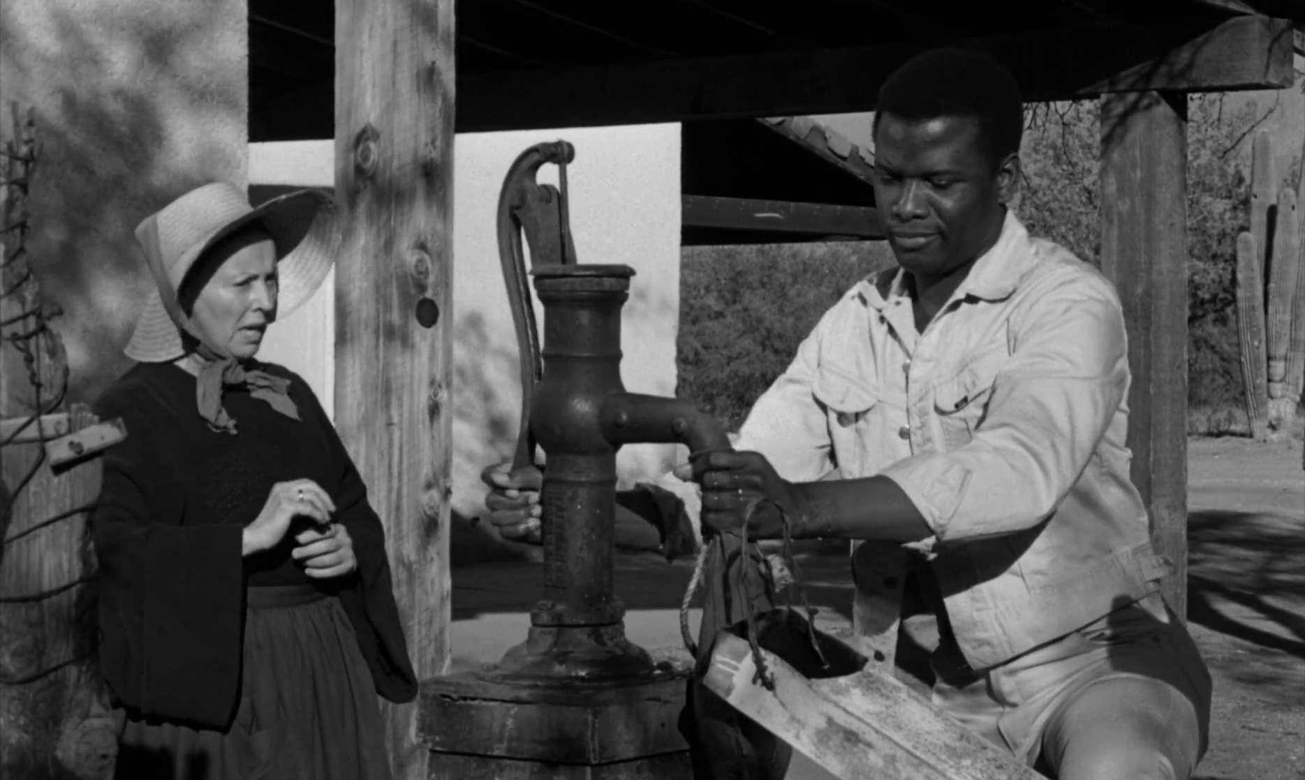 Lilia Skala and Sidney Poitier