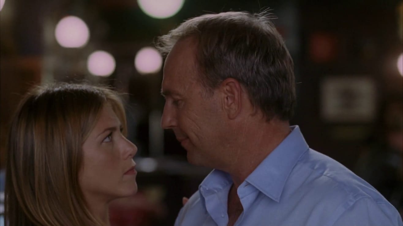 Jennifer Aniston and Kevin Costner