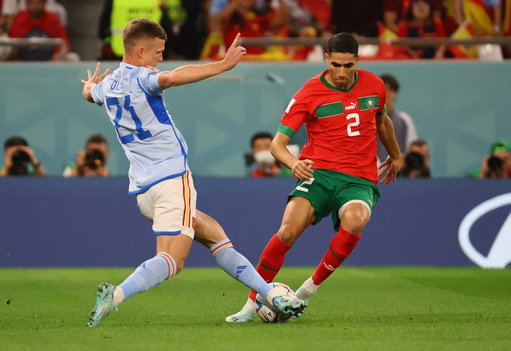 Round of 16: Morocco vs Spain
