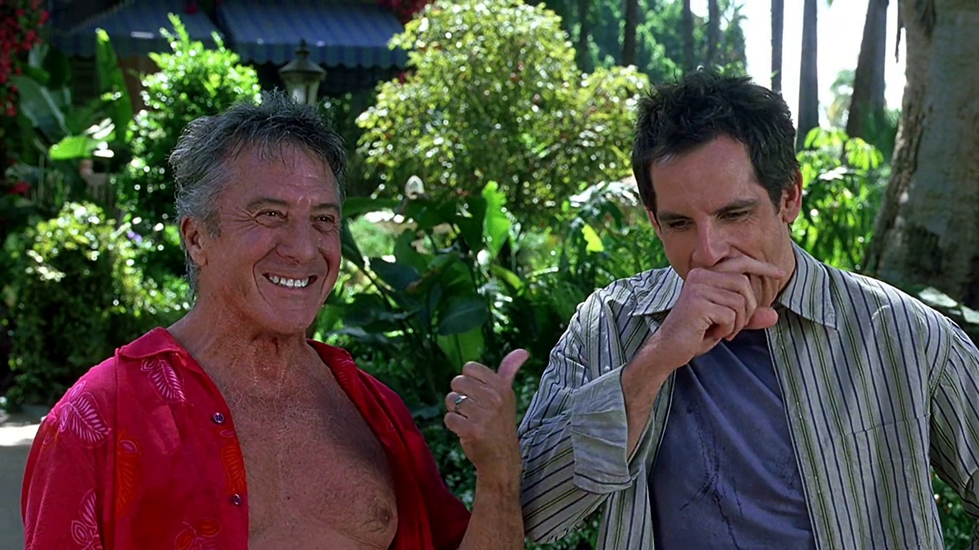 Dustin Hoffman and Ben Stiller