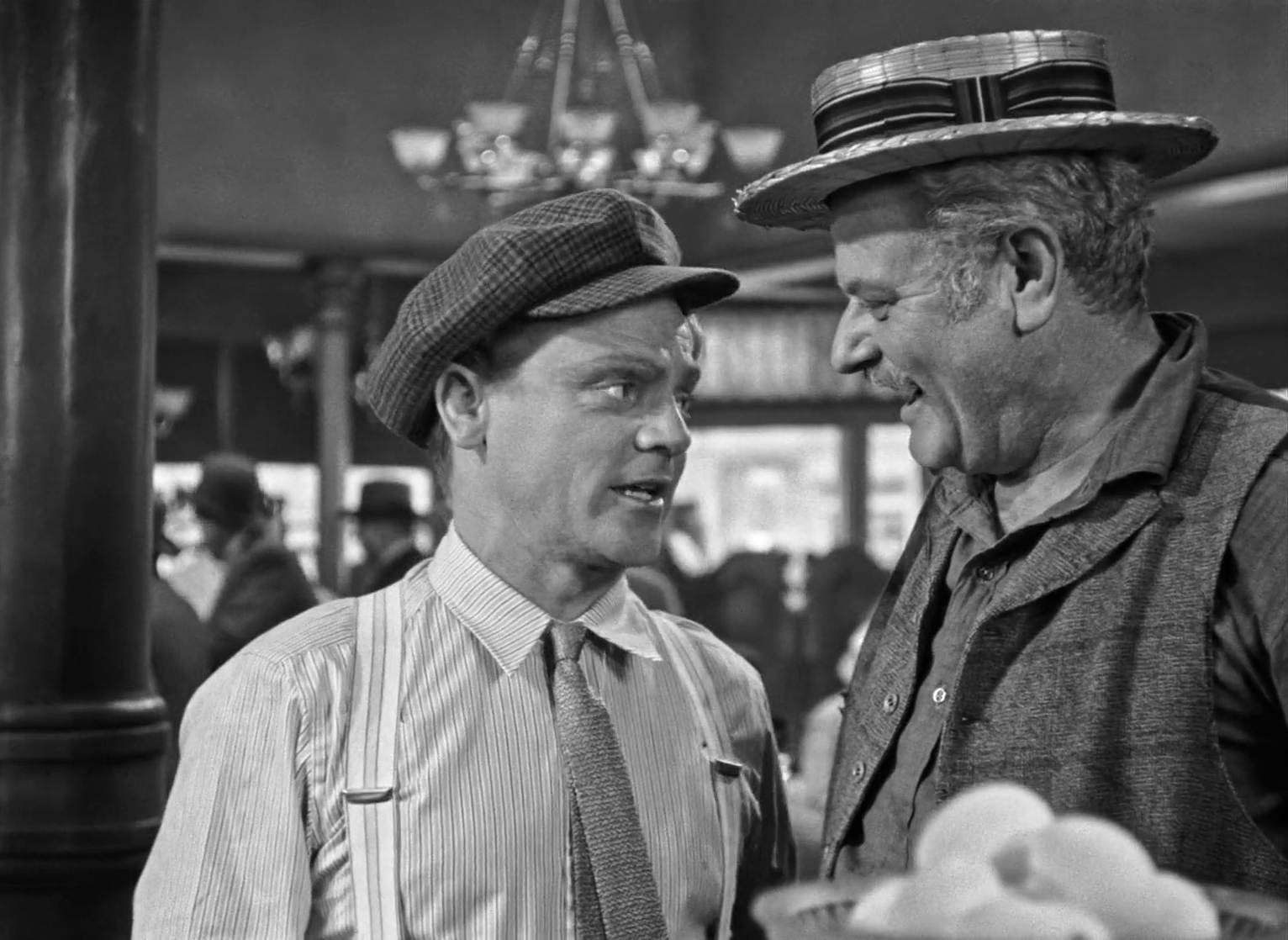 James Cagney and Allan Hale