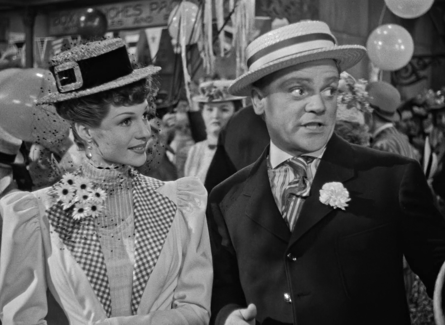 Rita Hayworth and James Cagney