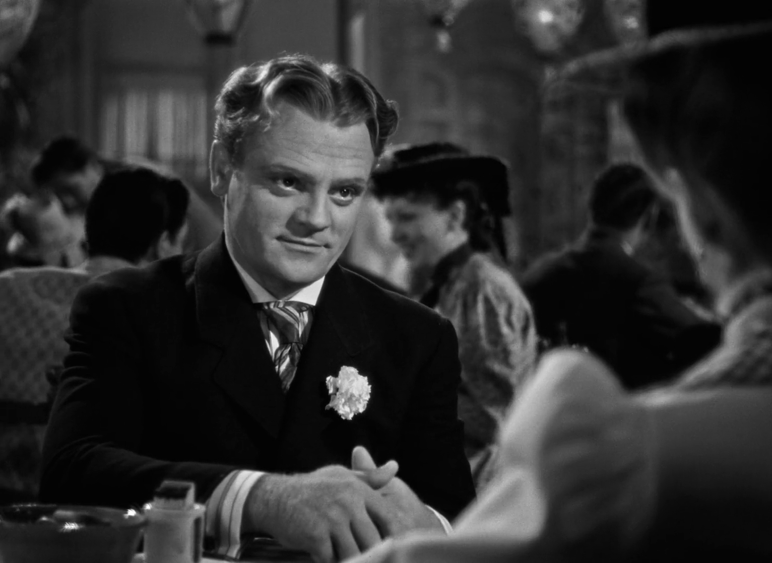 James Cagney and Rita Hayworth