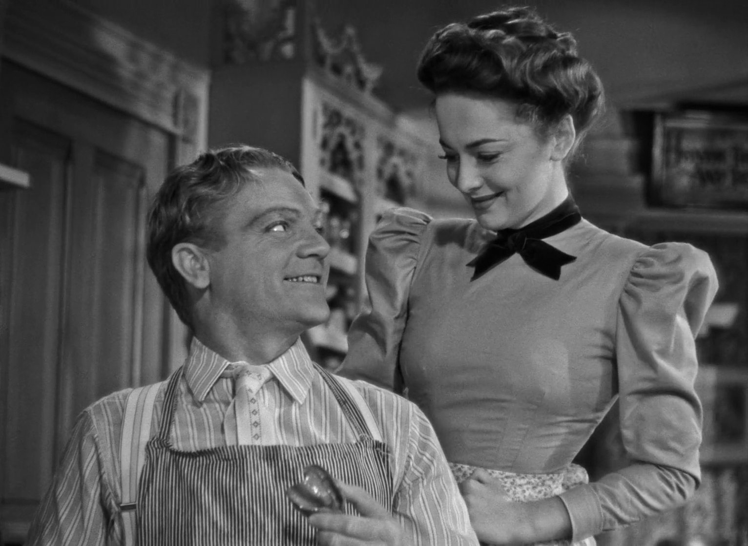 James Cagney and Olivia de Havilland
