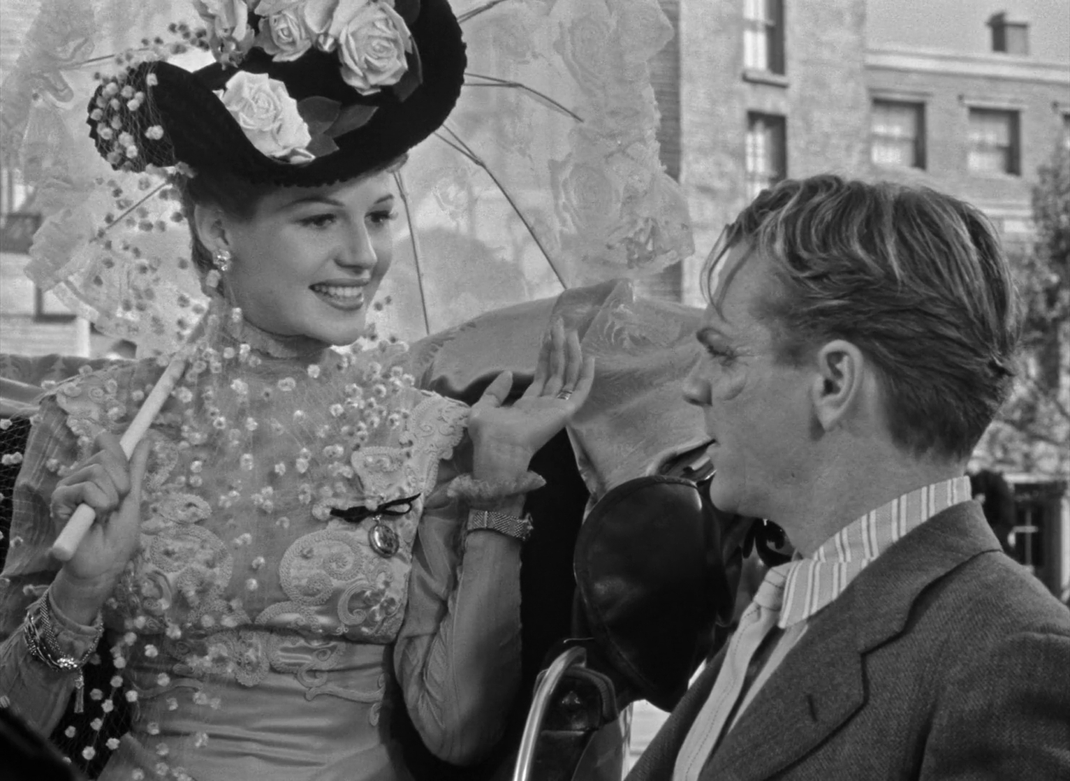 Rita Hayworth and James Cagney