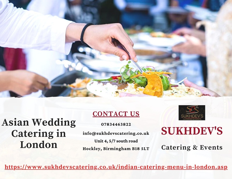 Exclusive Asian Wedding Catering in London