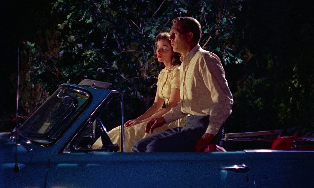 Aneta Corsaut and Steve McQueen