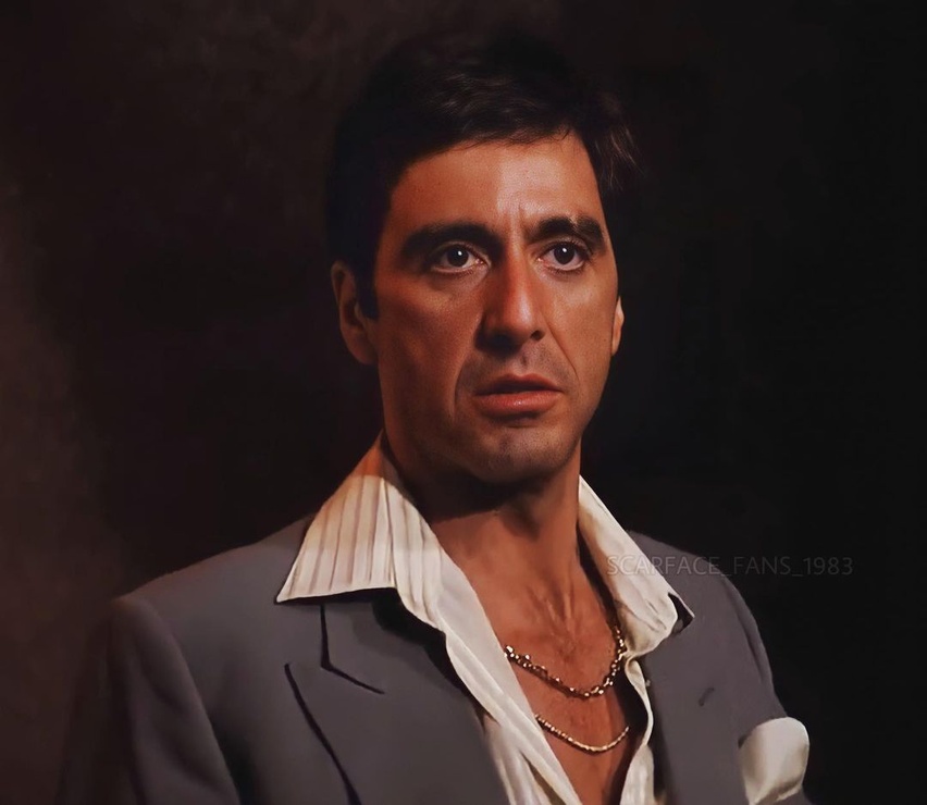 Picture Of Al Pacino as Tony Montana in Scarface Z