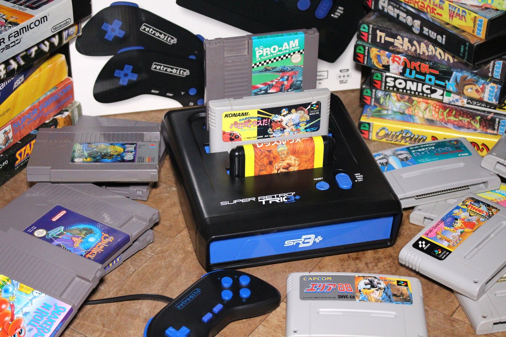 Super Retro Trio Plus HD Royal Blue PAL Version