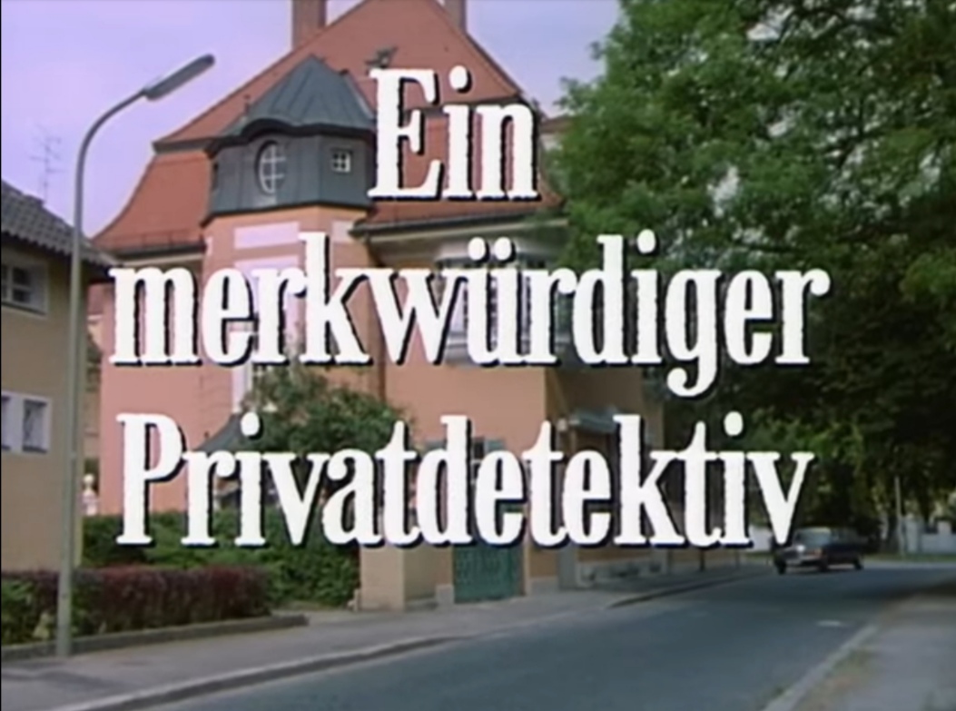 Ein merkwürdiger Privatdetektiv
