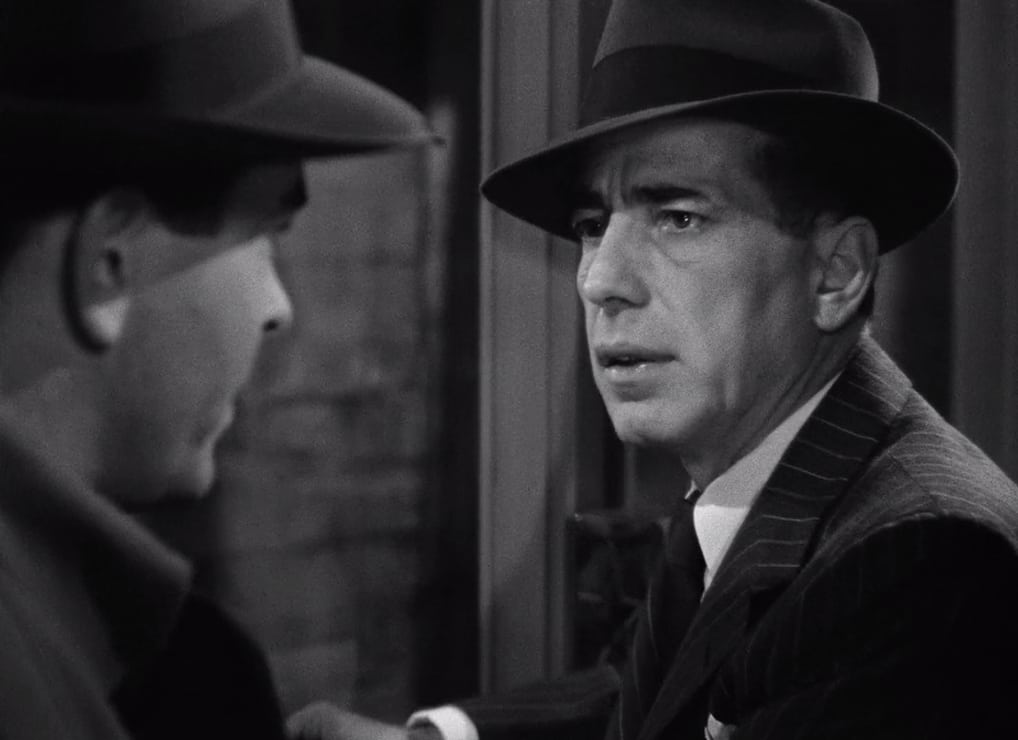 Douglas Kennedy and Humphrey Bogart