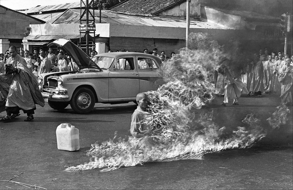The burning monk, 1963