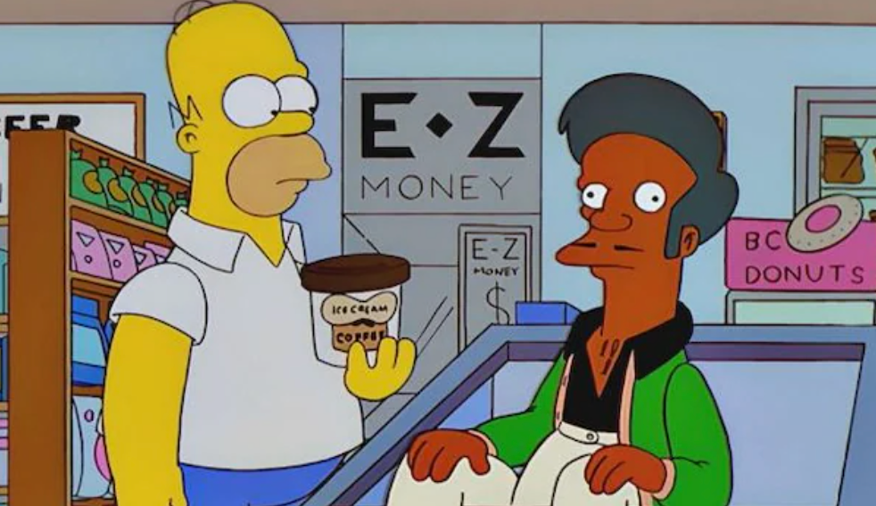 Homer and Apu