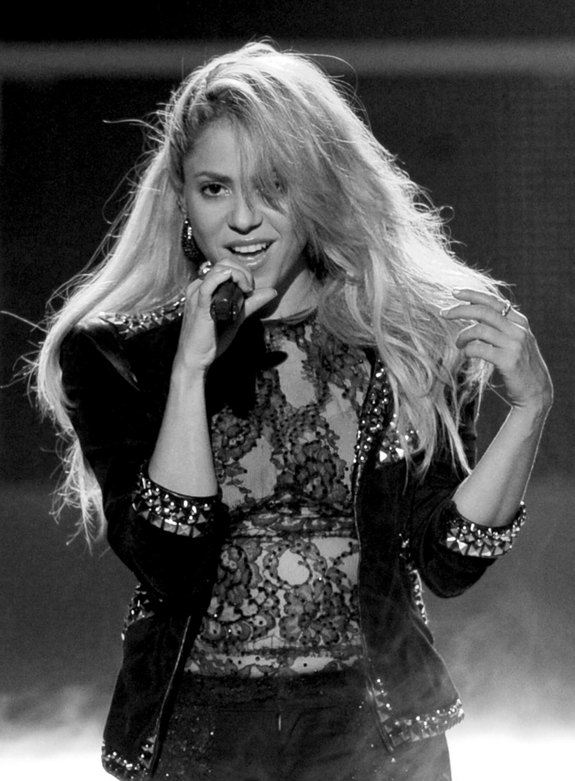 Shakira performing