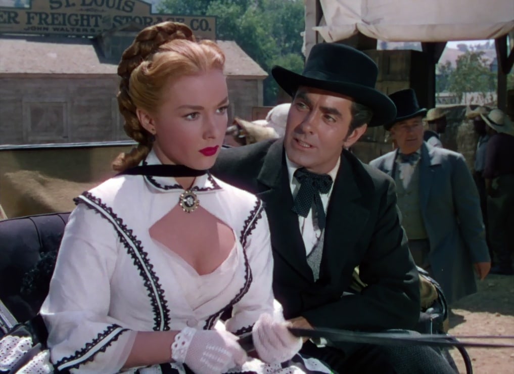 Piper Laurie and Tyrone Power