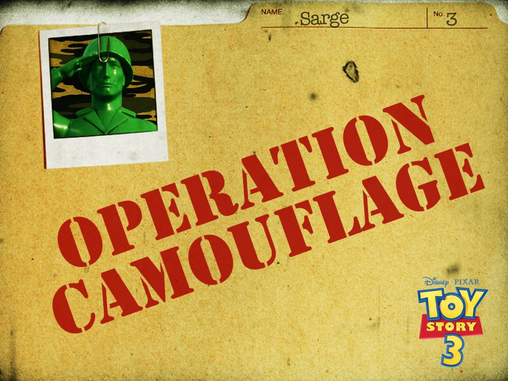 Toy Story 3: Operation Camouflage