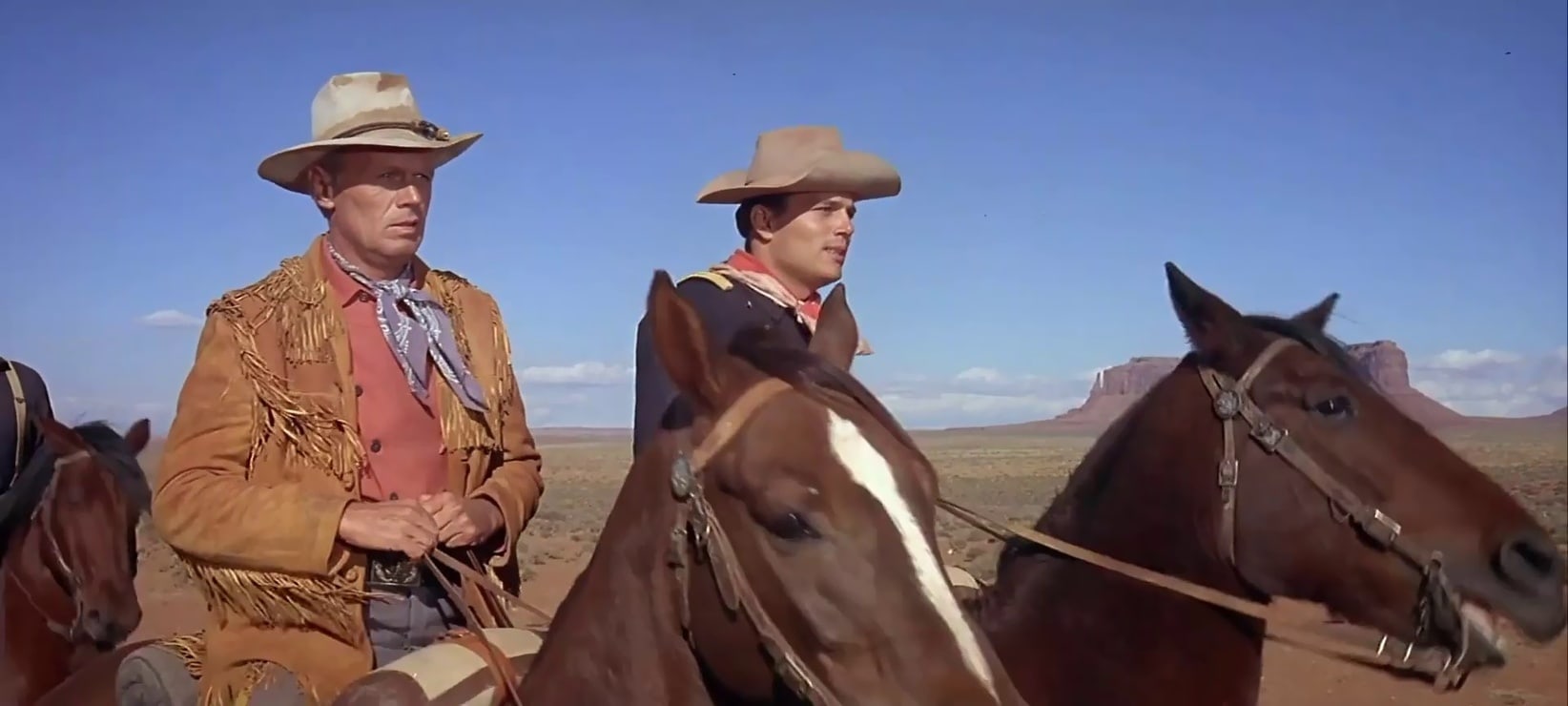 Richard Widmark And Patrick Wayne