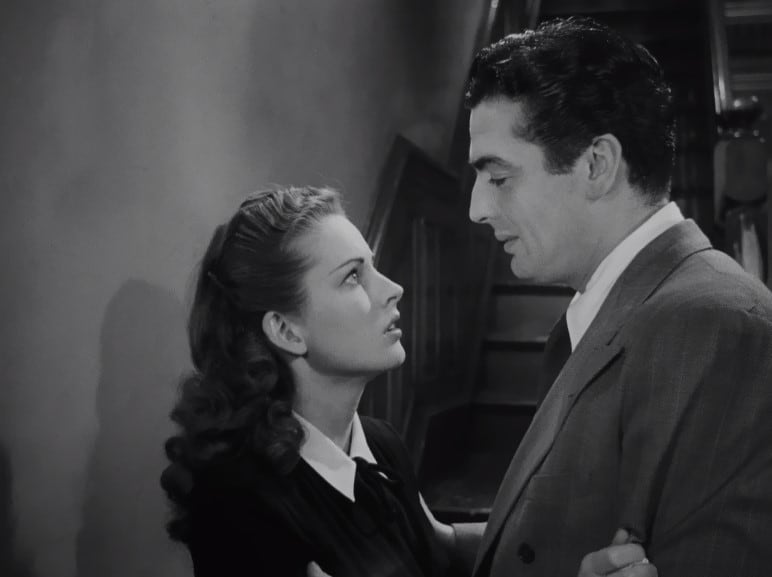 Coleen Gray and Victor Mature