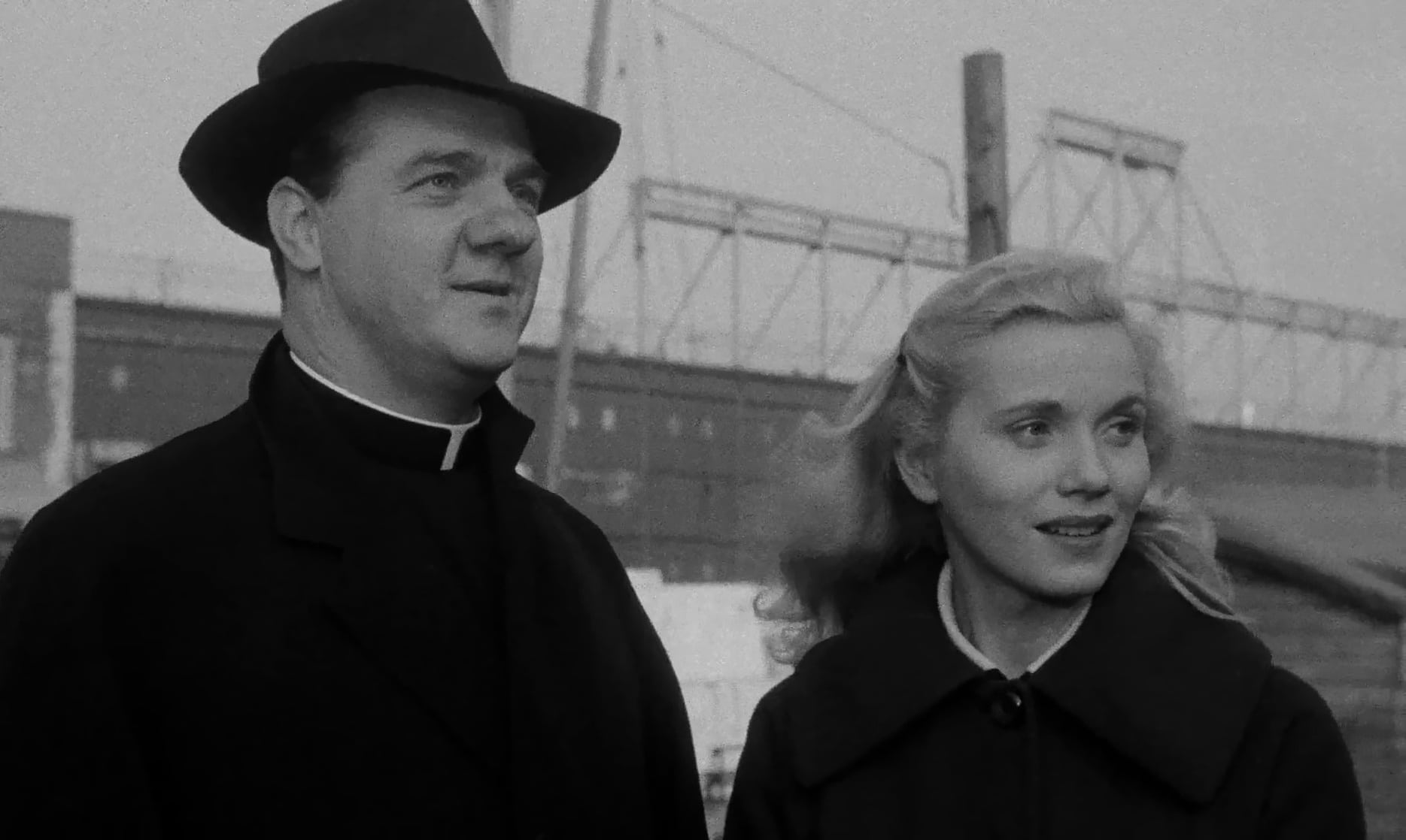 Karl Malden and Eva Marie Saint