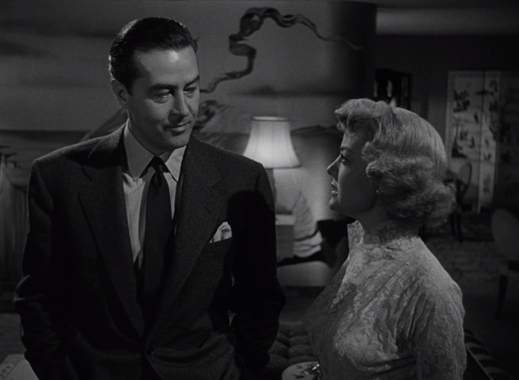 Ray Milland and Audrey Totter