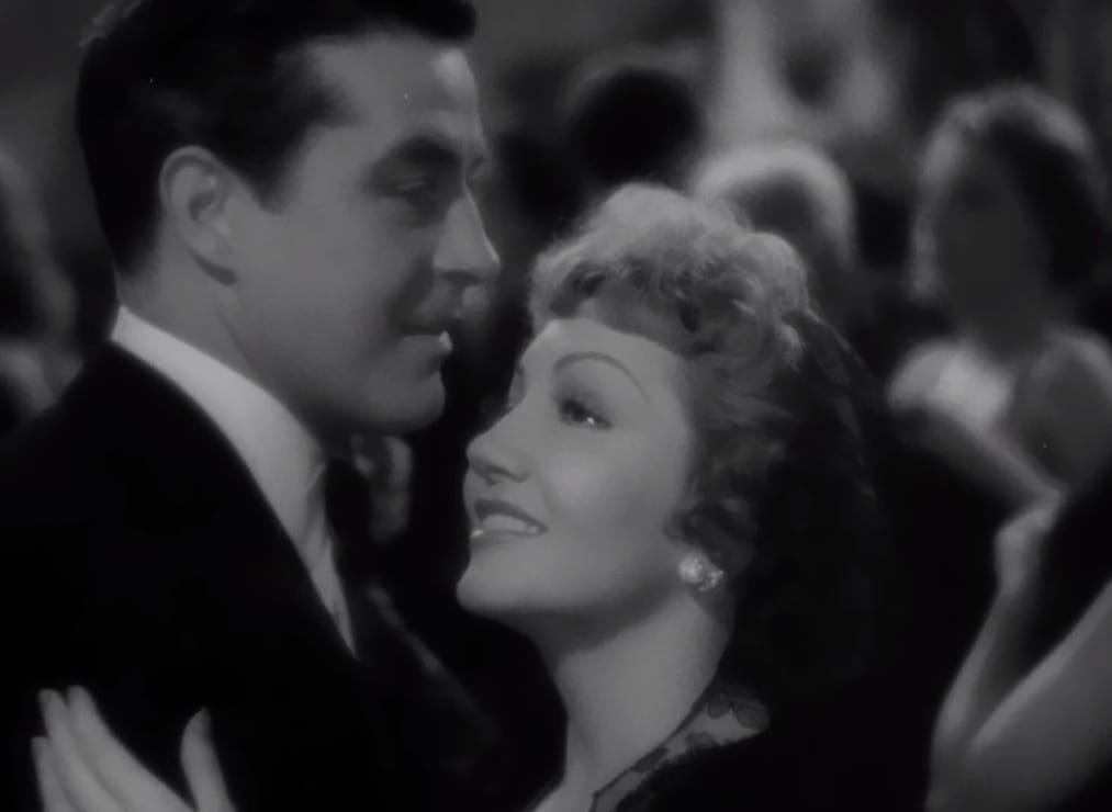 Ray Milland and Claudette Colbert