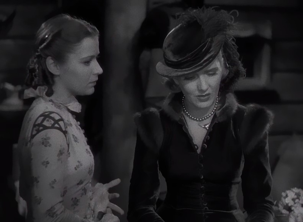 Helen Burgess and Jean Arthur