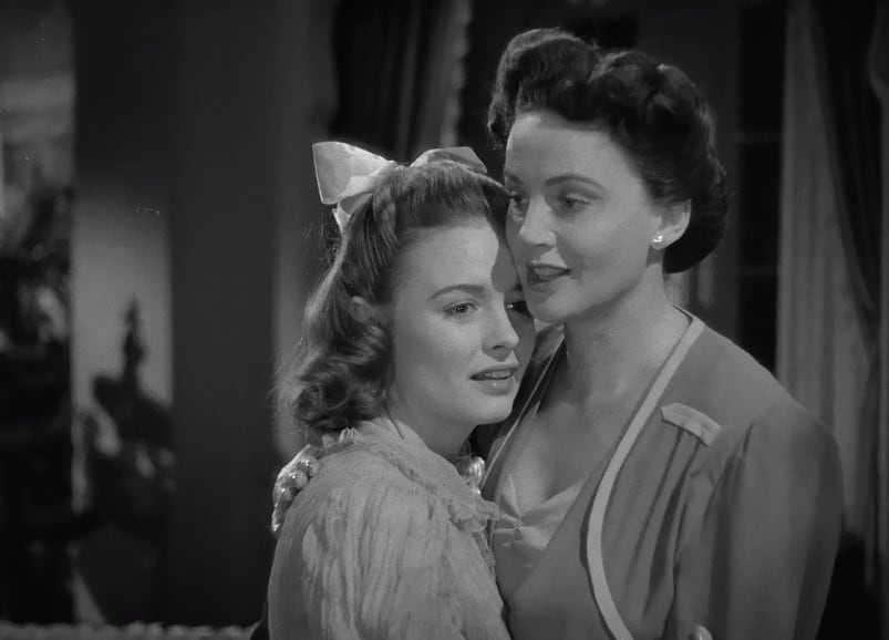 Donna Reed and Frieda Inescort