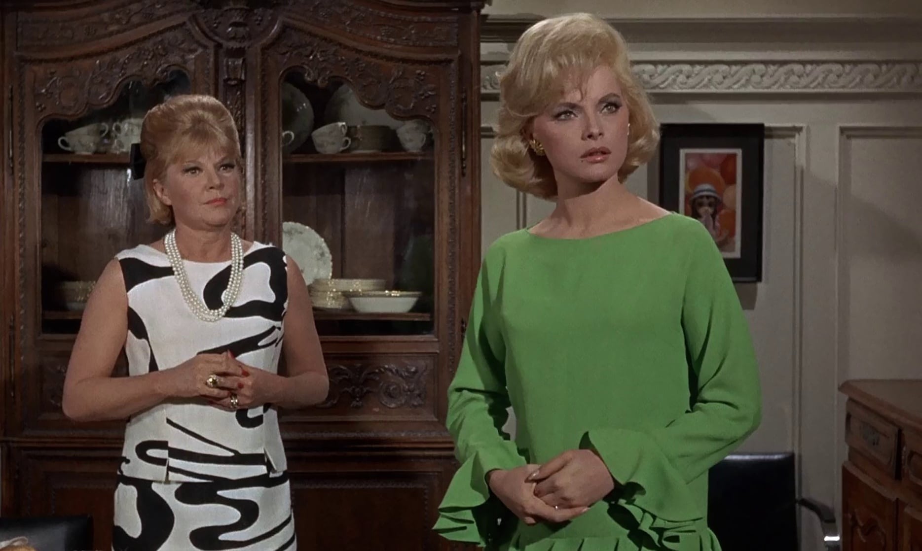 Claire Trevor and Virna Lisi