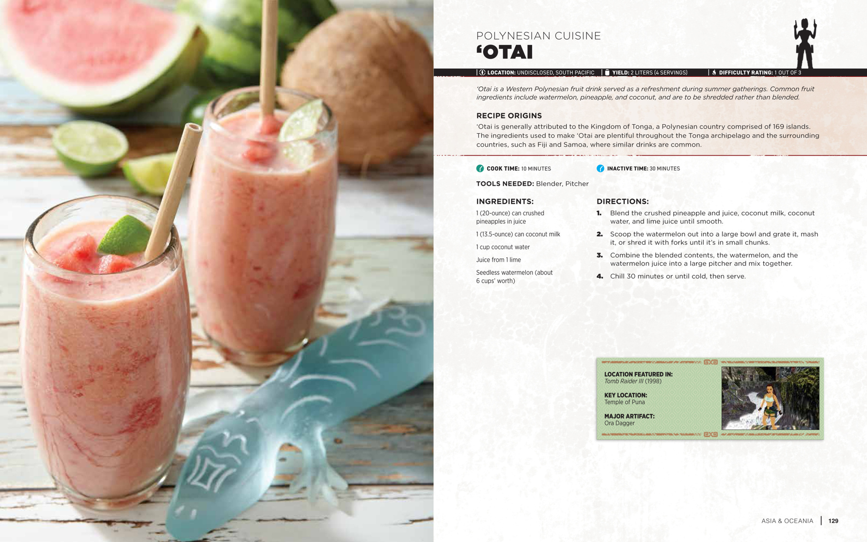Tomb Raider: The Official Cookbook and Travel Guide