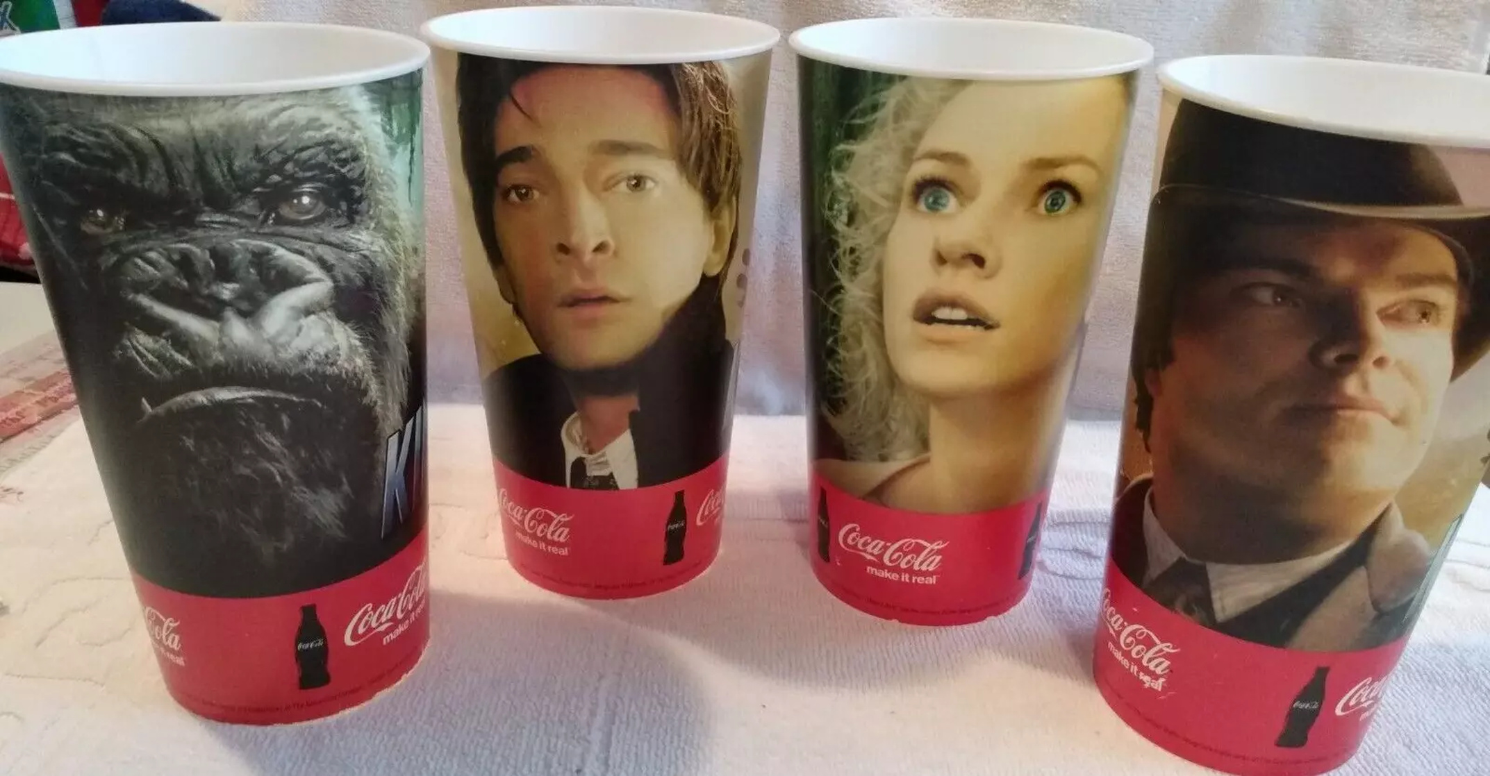 2005 King Kong Collector Cups Set of 4