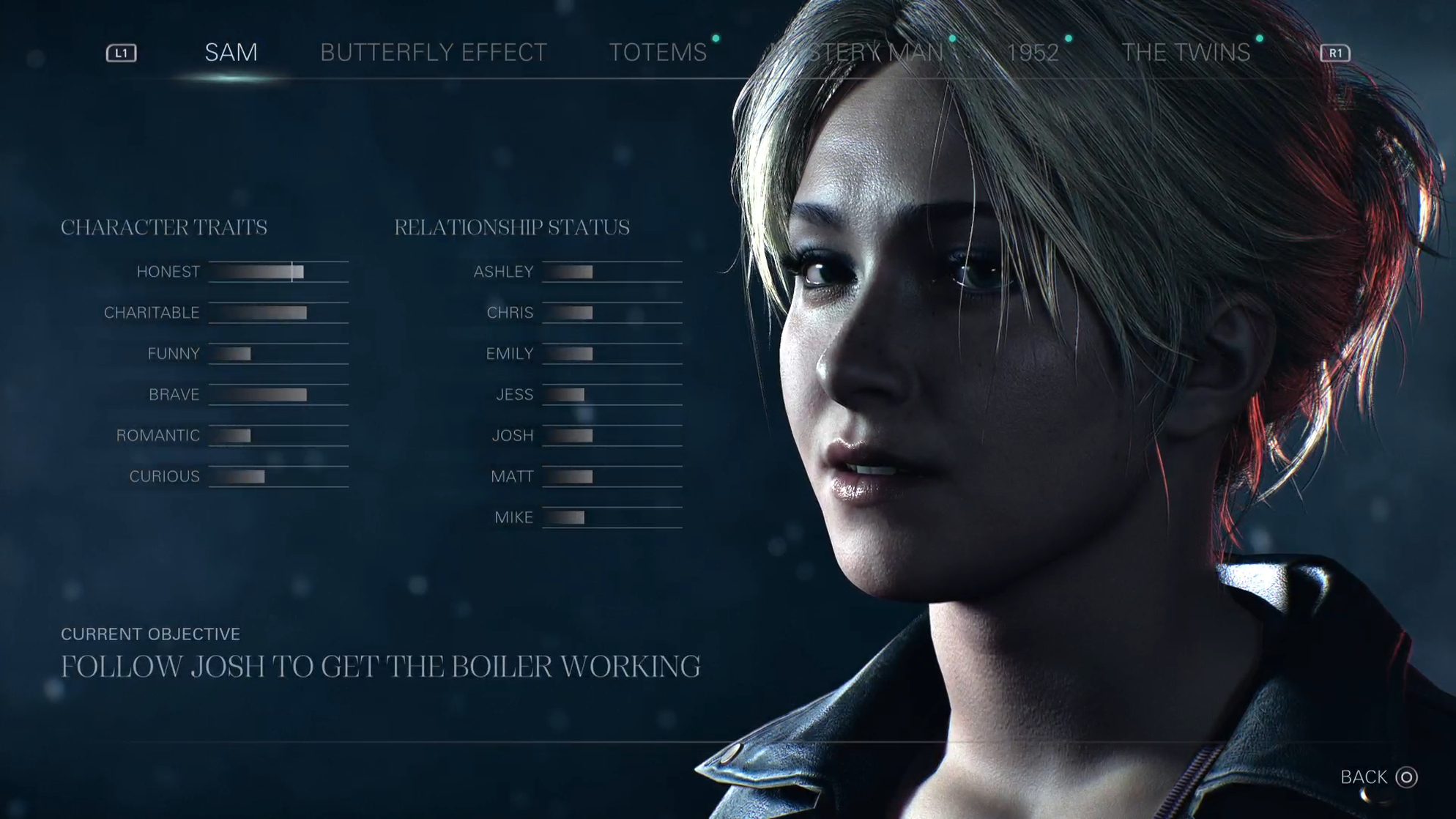 Sam Giddings (Until Dawn)