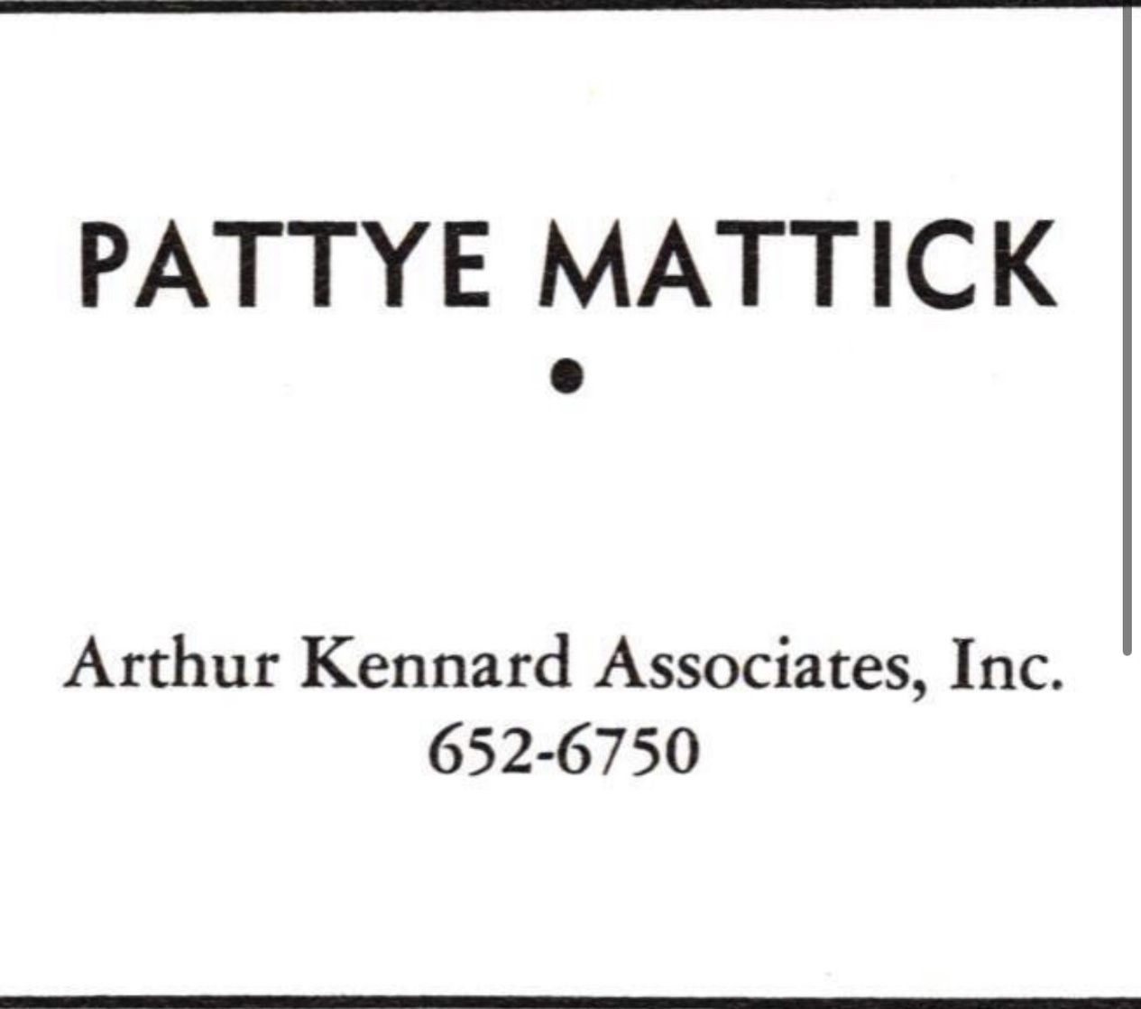 Patricia Mattick Patricia Mattick