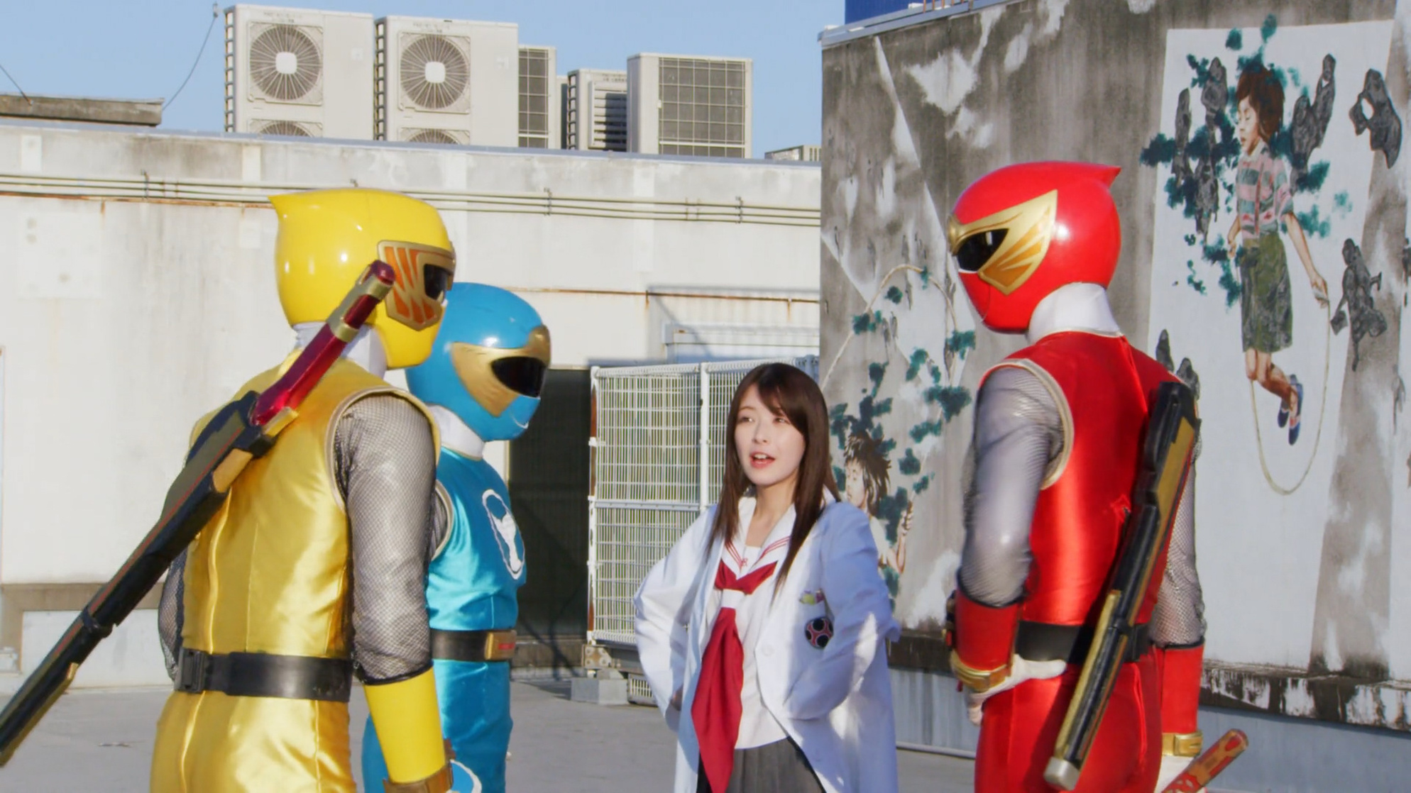 Ninpuu Sentai Hurricaneger with Donbrothers