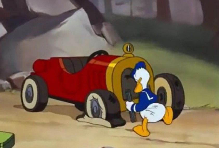 Donald's Tire Trouble