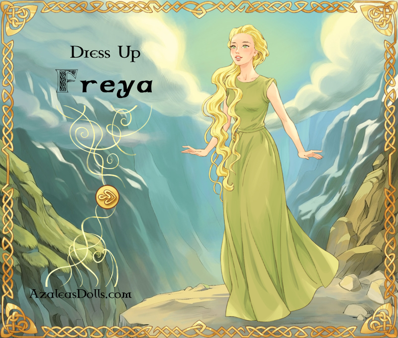 Azalea's Dress up Dolls: Goddess Freya