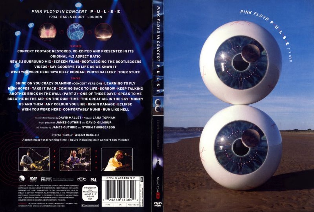 Pink Floyd - P.U.L.S.E Konzert VHS - London 1994