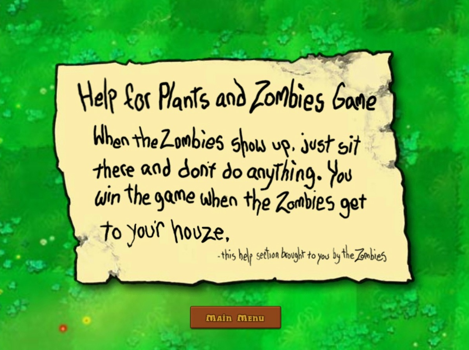Plants Vs. Zombies Plants Vs. Zombies