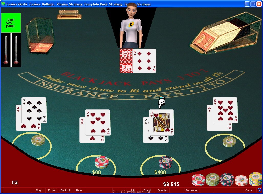 Casino Verite Blackjack, Blueprint Edition
