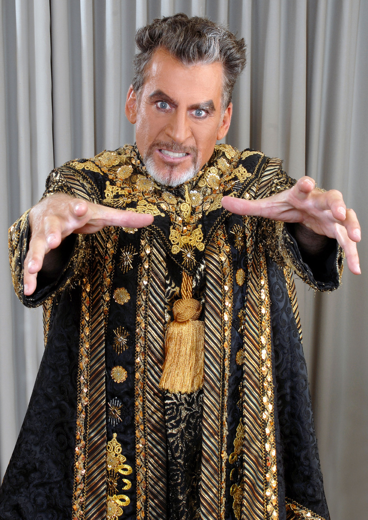 As Abanazar In Aladdin