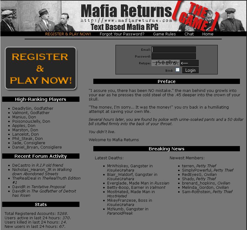 Mafia Returns