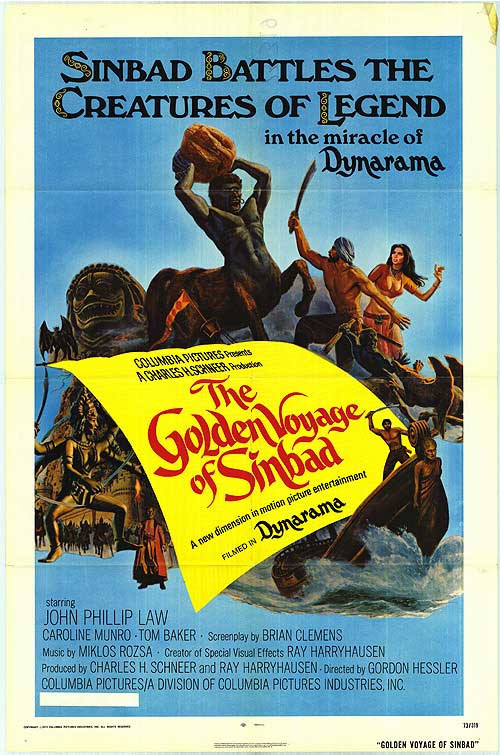 golden voyage of sinbad poster