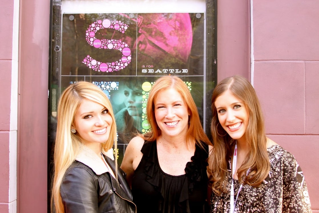 Lauren Parsekian, Tetia Stroud and Molly Stroud at a Seattle International ...