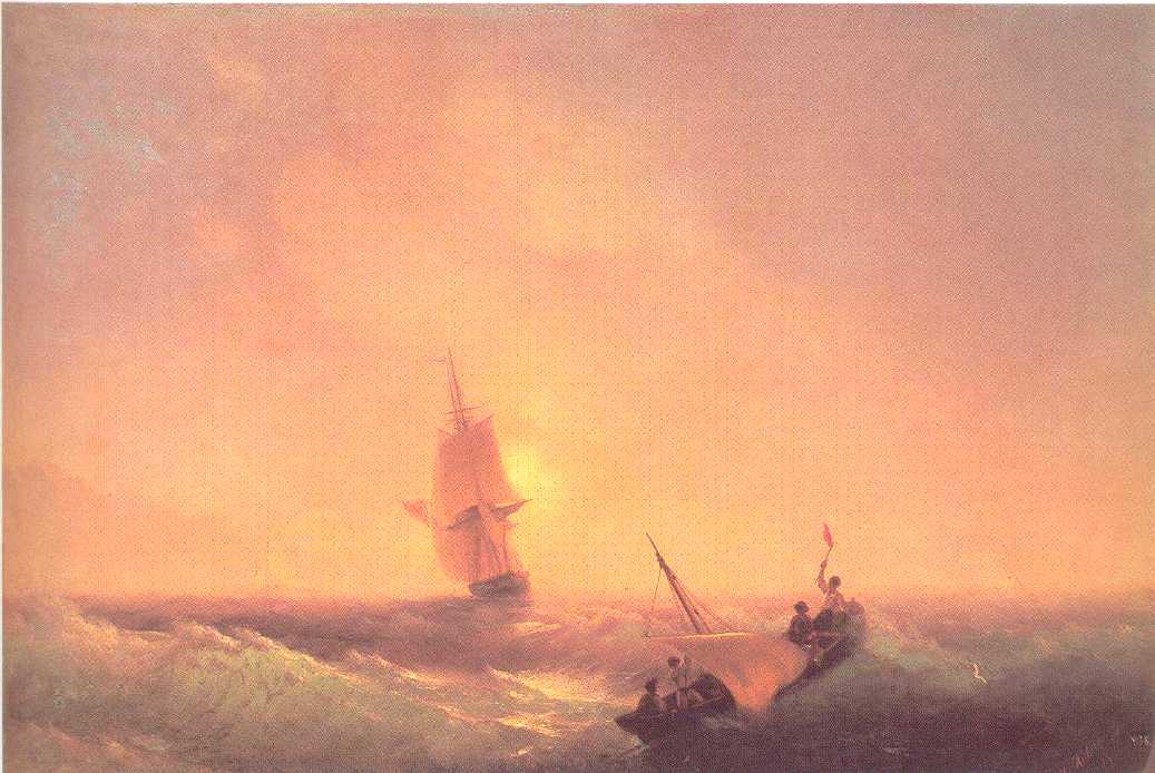 After Shipwreck   1037full Ivan Aivazovsky 