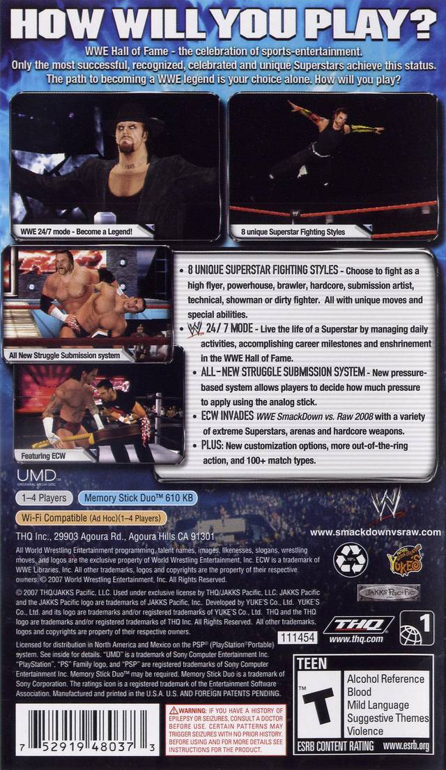 WWE Smackdown vs. Raw 2008 picture