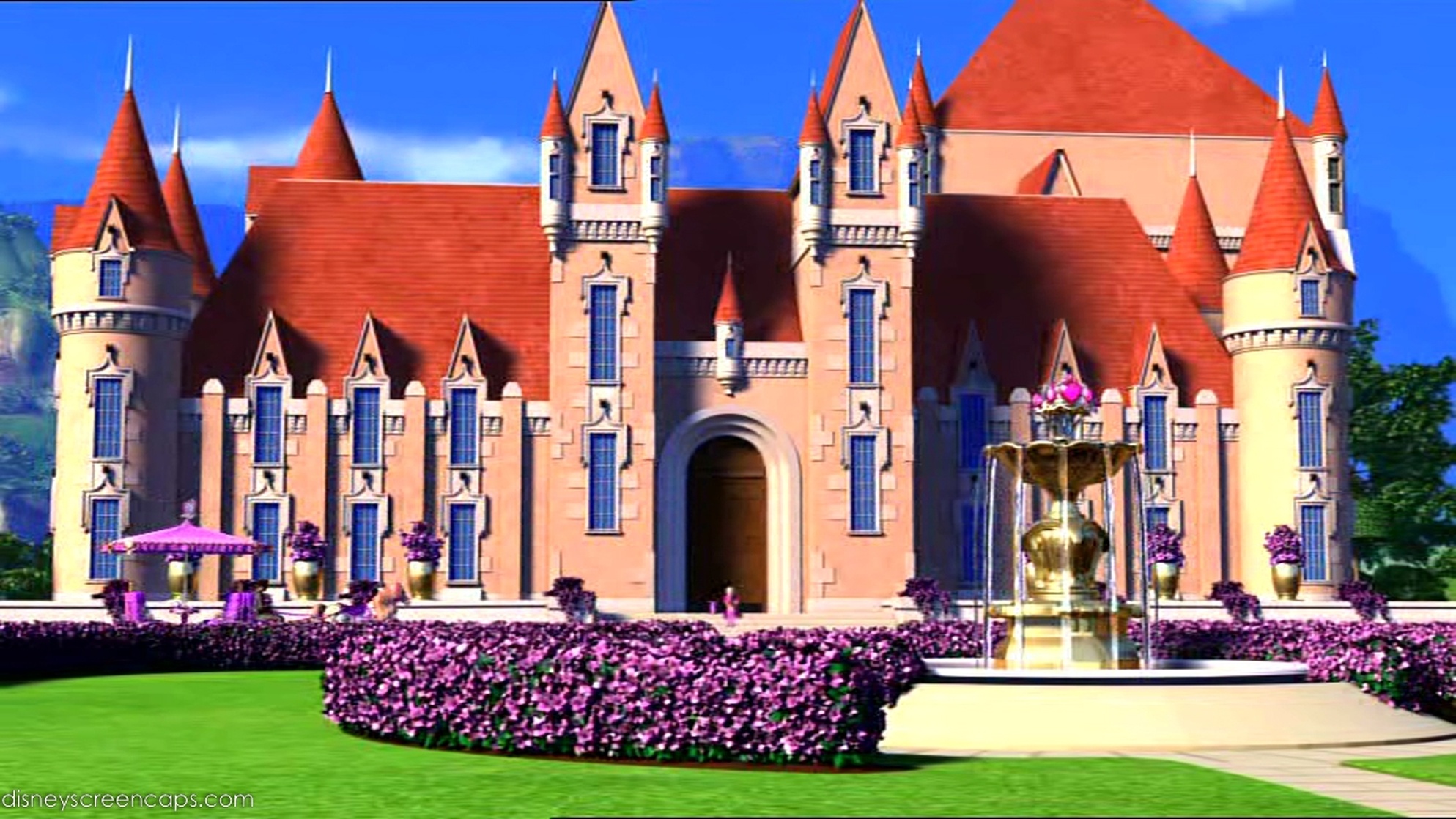 barbie princess charm school castle