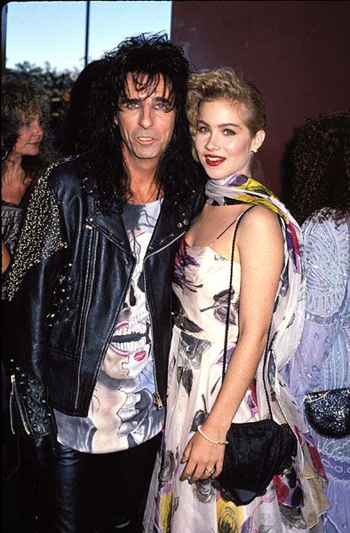 Alice Cooper and Christina Applegate