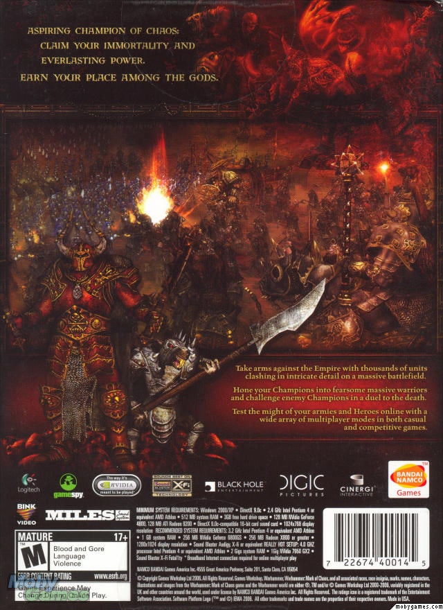 Image of Warhammer: Mark of Chaos