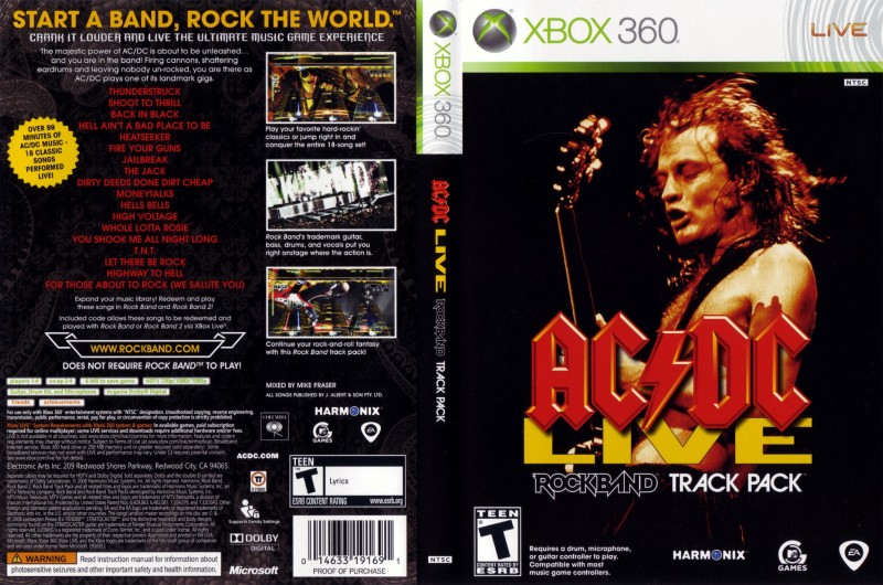 Picture of AC/DC Live: Rock Band Track Pack